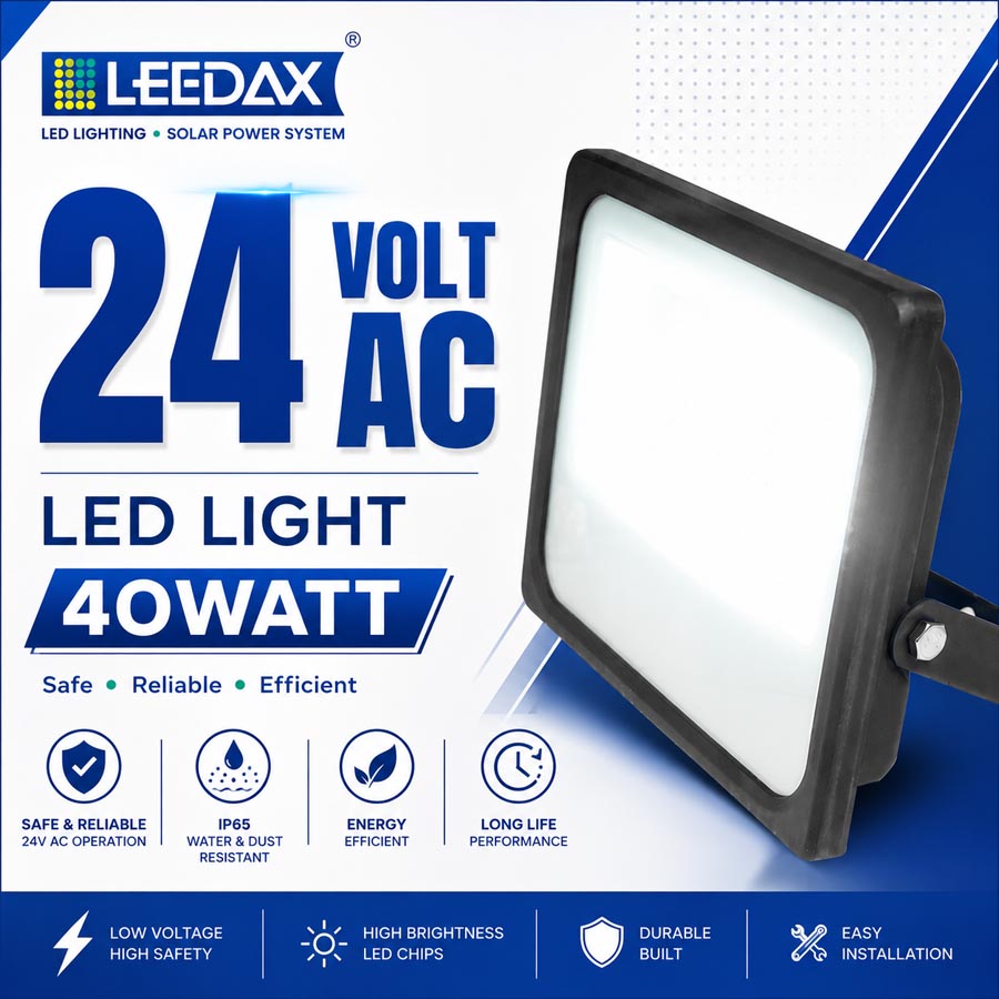 24V AC LED Safety Light 40 Watt