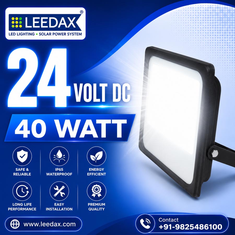 24V DC LED Safety Flood 40 Watt