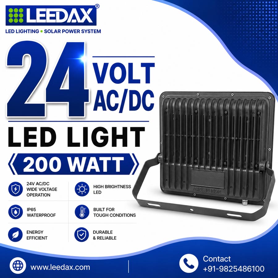 24v-ac-dc-led-flood-light-200w-back-view