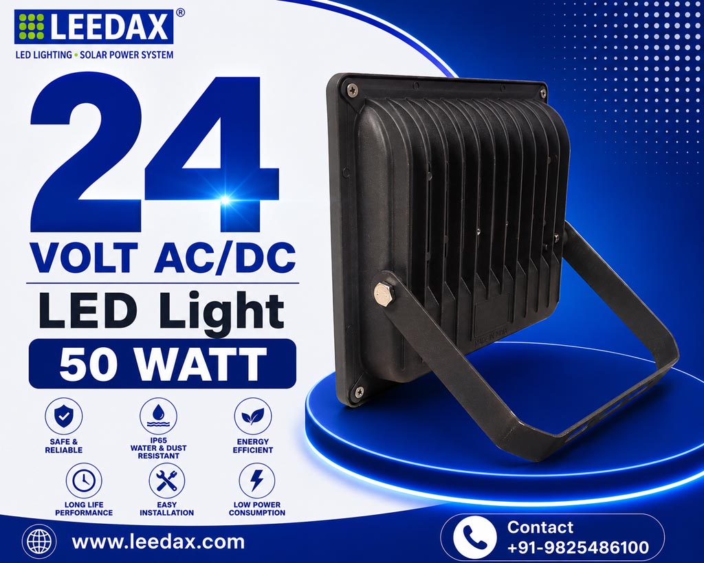 24v-ac-dc-led-flood-light-50w-back-angle-view