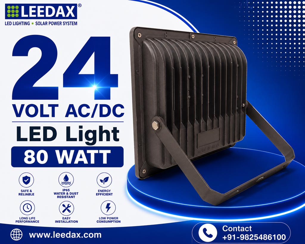 24v-ac-dc-led-flood-light-80w-back-angle-view
