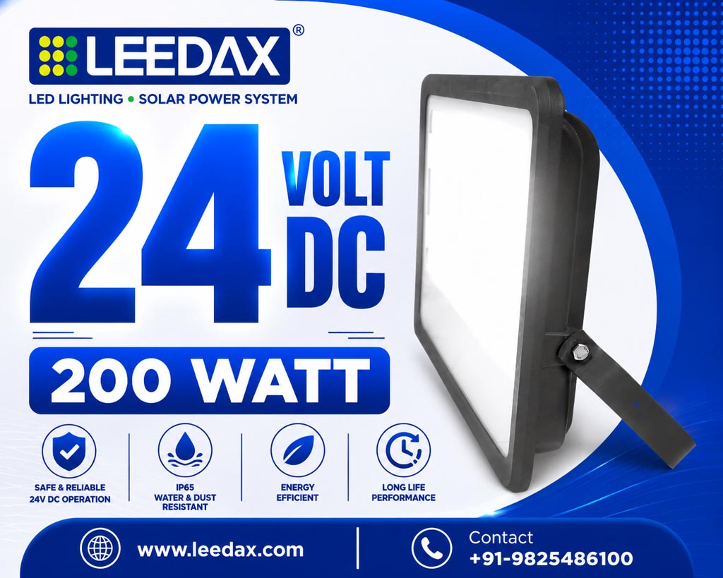 24V DC LED Safety Flood 200 Watt