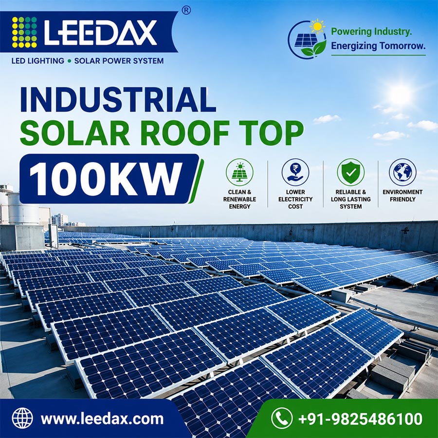 Industrial Solar Rooftop System 100Kw