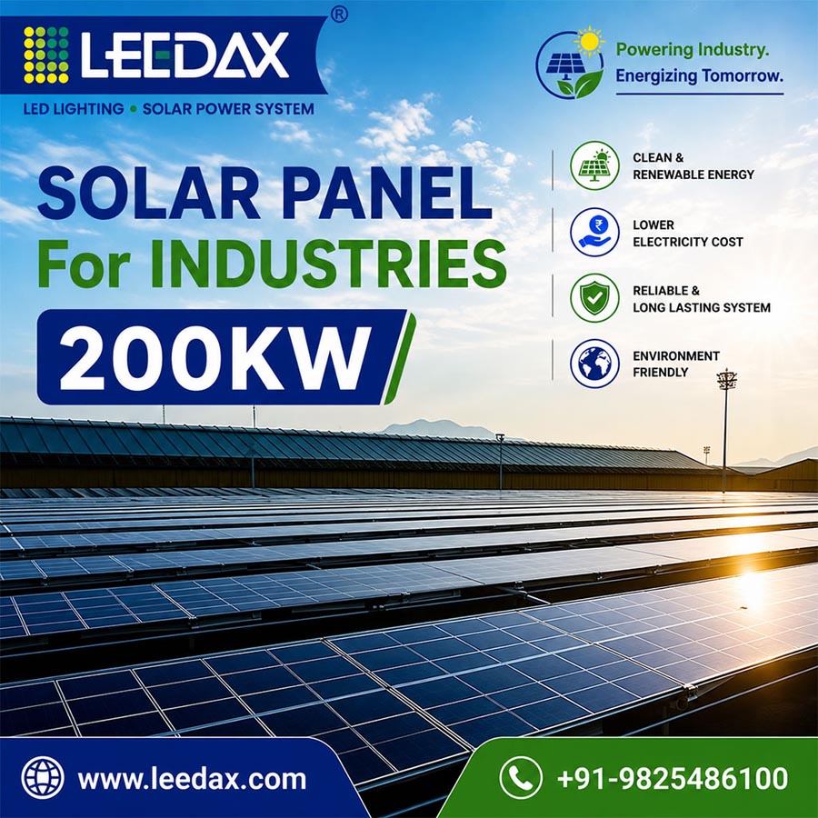 Solar Panel for Industries 200Kw