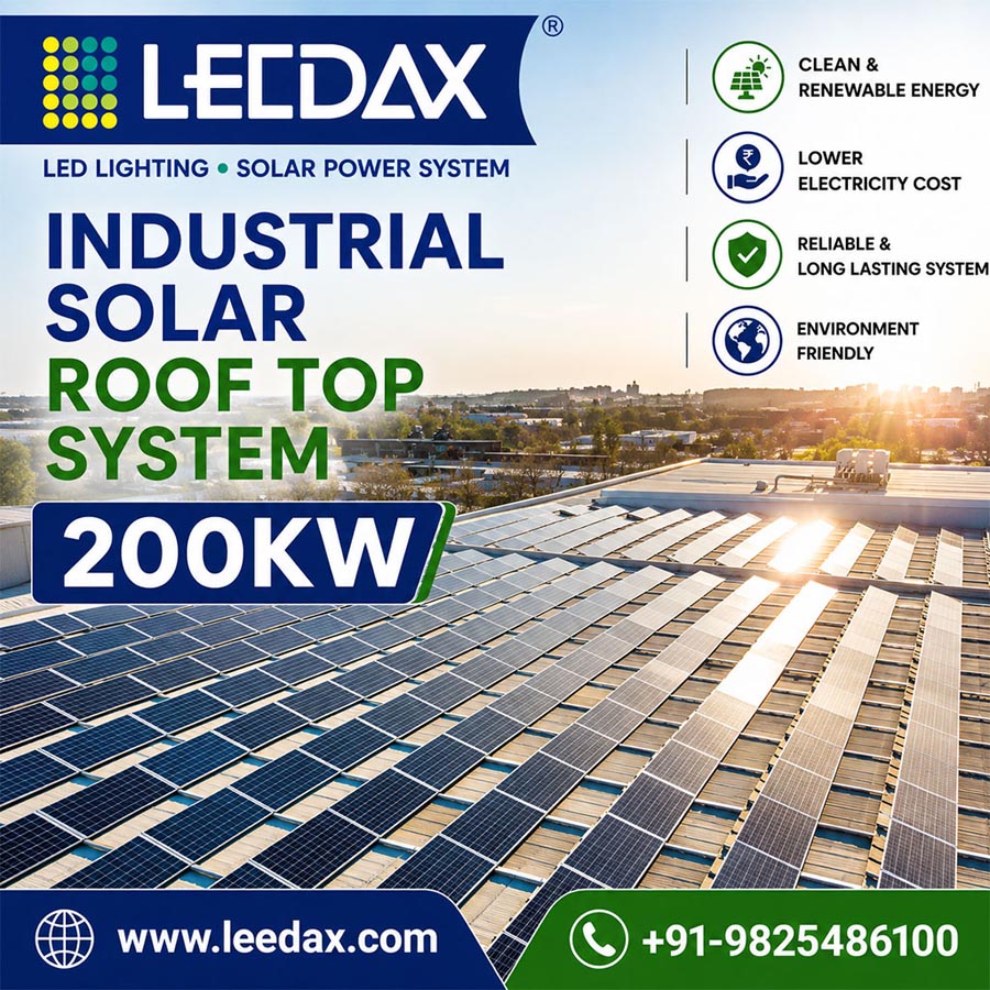  Industrial Solar Roof Top System 200Kw