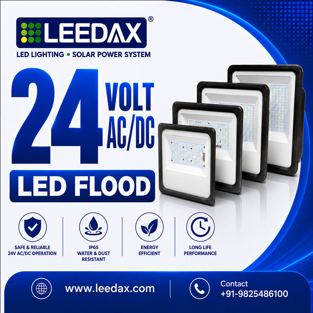 24 Volt AC DC LED Safety Flood