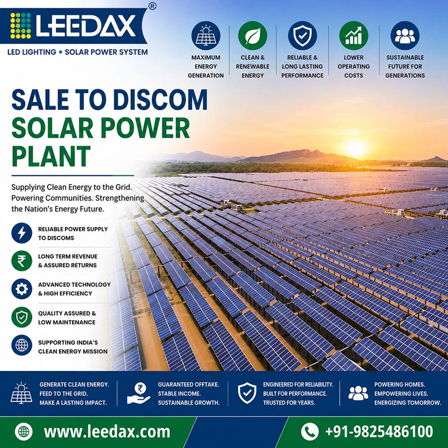  Sale to Discom Solar Power Plant